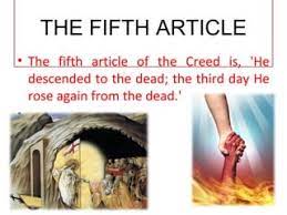 Catechism On The Fifth Article Of The Creed